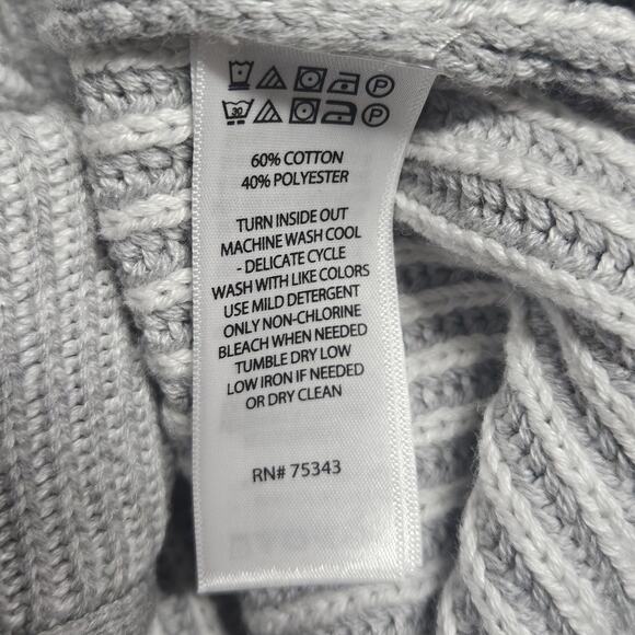 Tahari Grey Cardigan Sweater Size Large - Picture 4 of 4